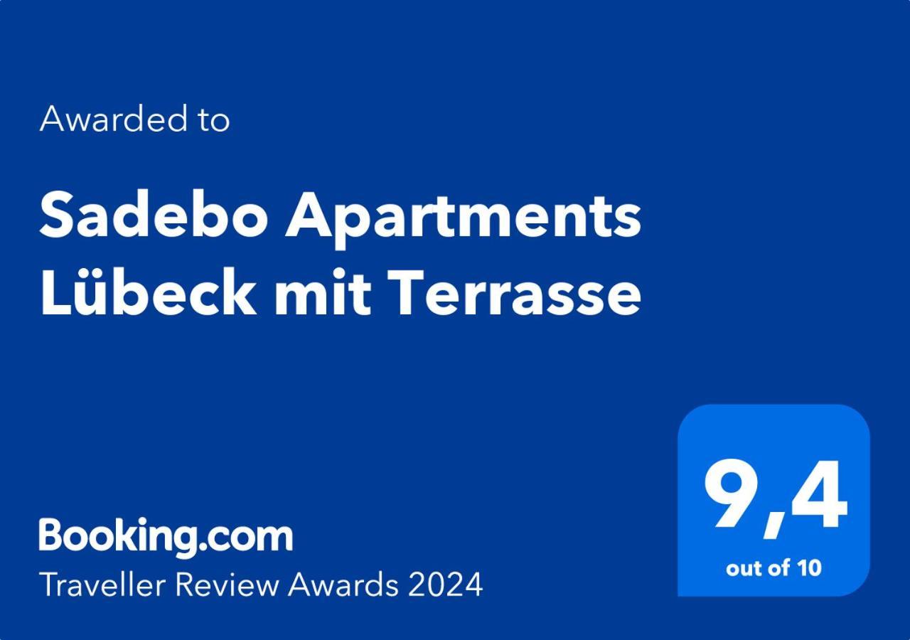 Sadebo Apartments Luebeck Mit Terrasse Oder Balkon Buitenkant foto